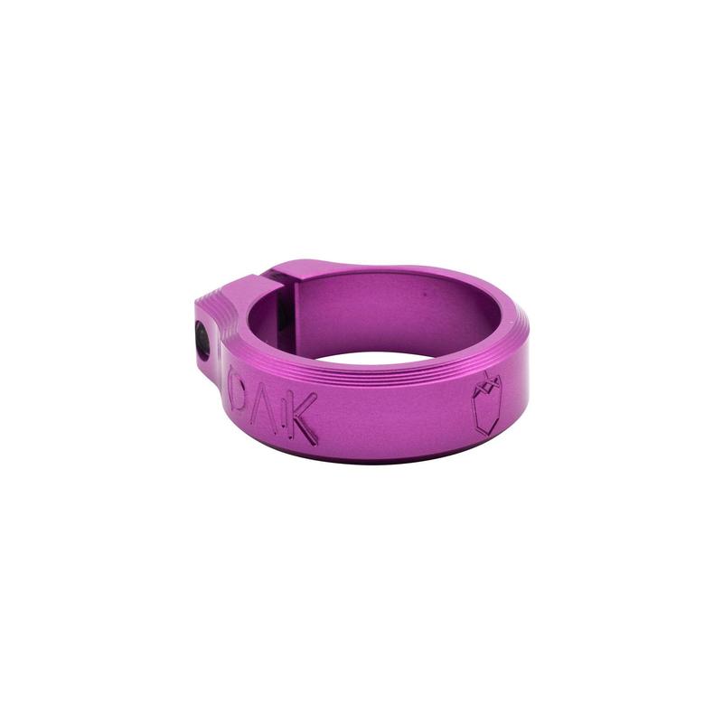Oak Components Orbit Seatclamp, 34.9mm, Purple