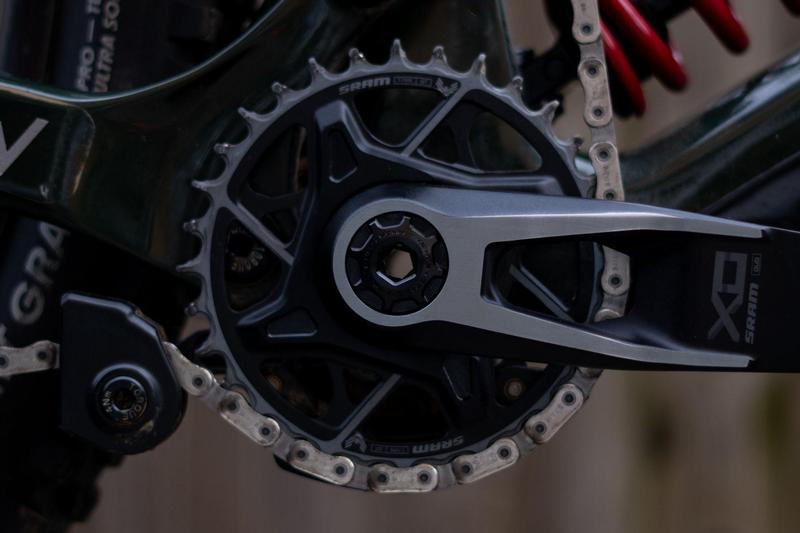 Oak Components Crank Ejector Cap Set, Black (Fits SRAM Dub Cranksets, M18 / M30LH)