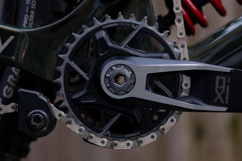 Oak Components Crank Ejector Cap Set, Lunar Gray (Fits SRAM Dub Cranksets, M18 / M30LH)