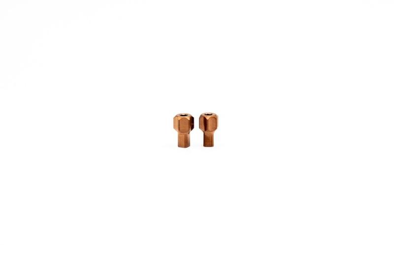 Oak Components Titanium Adjustment Screws for SRAM Brakes. 2 pieces, Copper