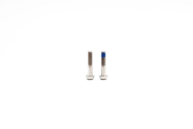 Oak Components Titanium Screw Set, M5 x 25mm, 2 pieces, Raw (for SRAM Handlebar Clamp)