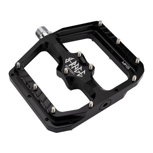 Burgtec Penthouse MK5 Flat Pedal, B-Rage Edition, Burgtec Black, Pair