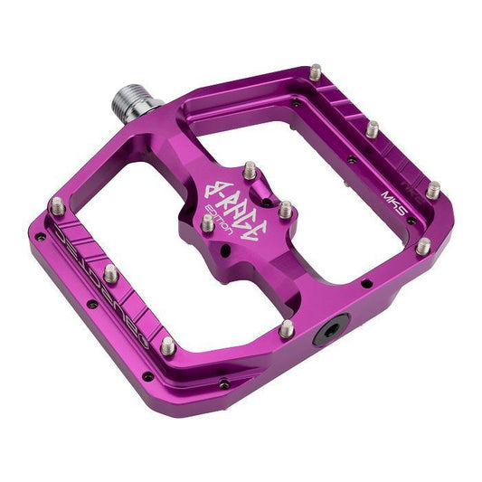 Burgtec Penthouse MK5 Flat Pedal, B-Rage Edition, Purple Rain, Pair
