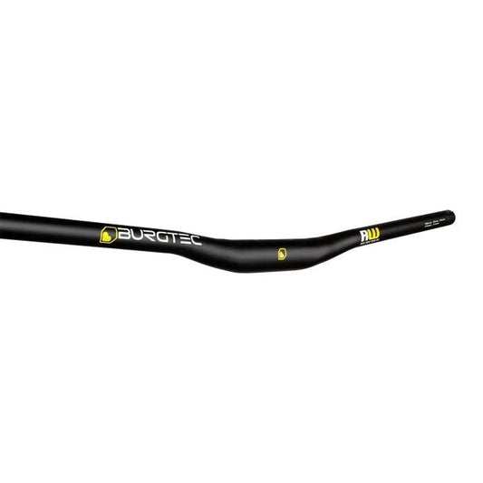 Burgtec Ride Wide Alloy Enduro Handlebar, 15mm Rise, 35mm Clamp, 800mm Width, Black