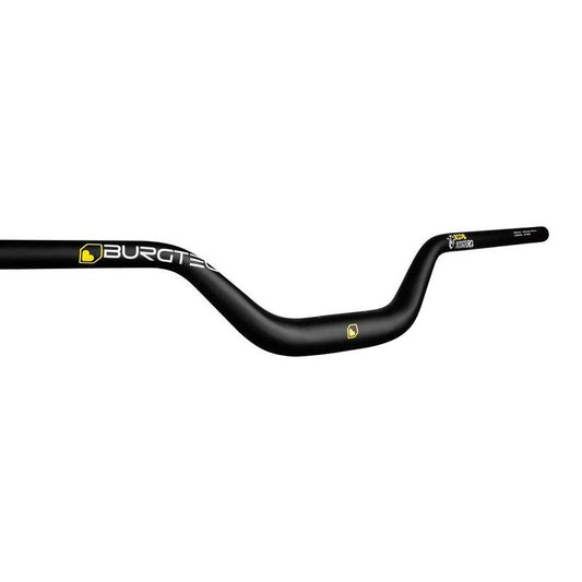 Burgtec Ride High Josh Bryceland Signature Alloy Handlebar, 80mm Rise, 35mm Clamp, 800mm Width, Black
