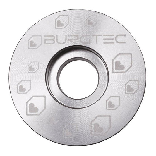 Burgtec Top Cap, Rhodium Silver