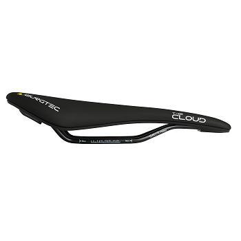 Burgtec Cloud MK2 Saddle, Titanium Rails, Carbon Base, Black