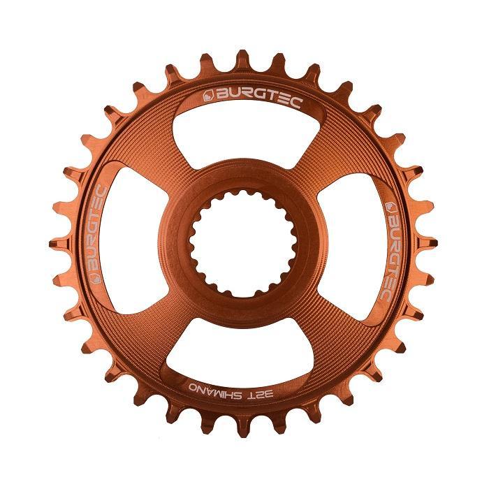 Burgtec ThickThin Chainring, Shimano Direct Mount, 30T, Kash Bronze