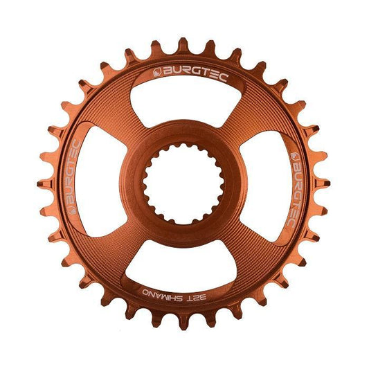 Burgtec ThickThin Chainring, Shimano Direct Mount, 30T, Kash Bronze