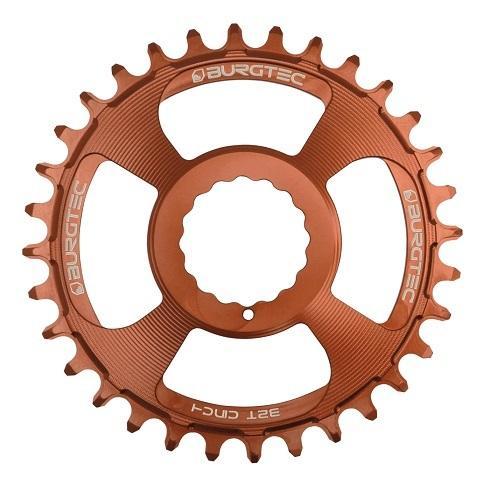 Burgtec ThickThin Chainring, RaceFace Cinch, 28T, Kash Bronze