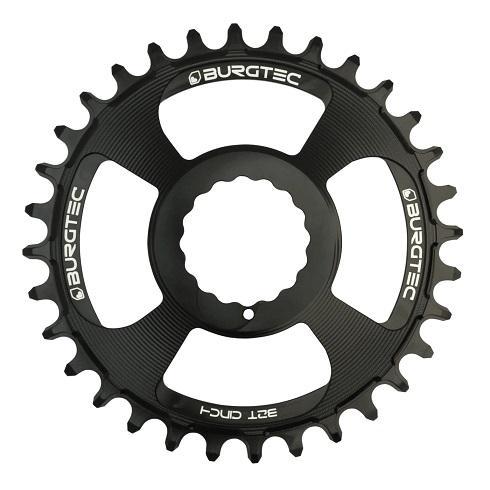 Burgtec ThickThin Chainring, RaceFace Cinch, 30T, Burgtec Black