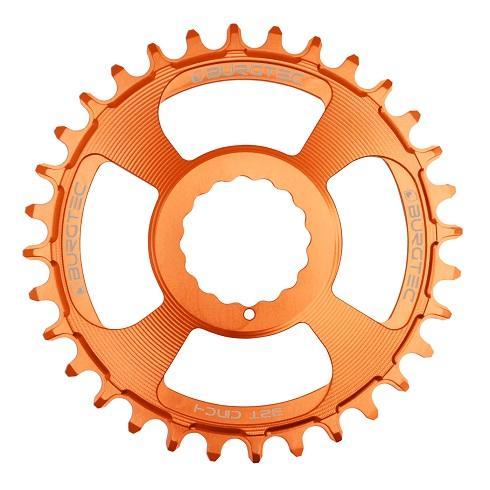 Burgtec ThickThin Chainring, RaceFace Cinch, 30T, Iron Bro Orange