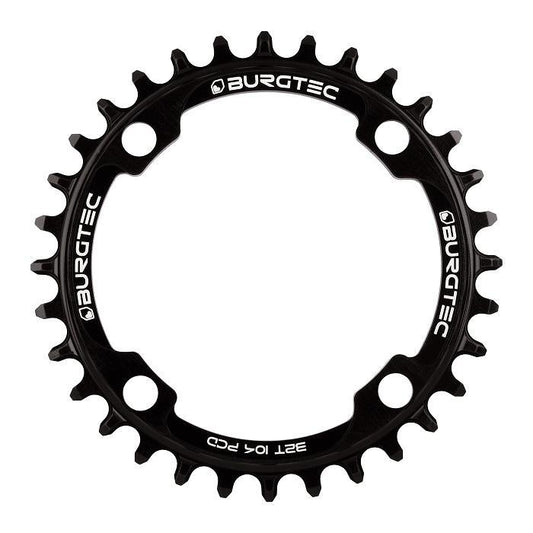 Burgtec ThickThin Chainring, 104 BCD, 32T, Burgtec Black