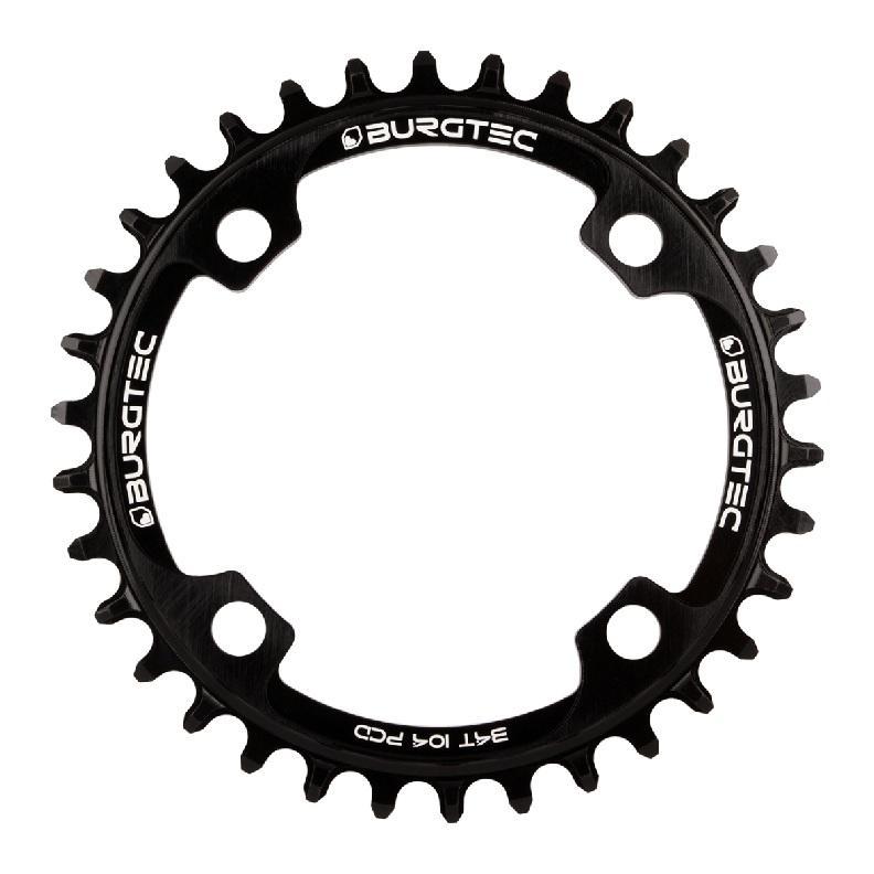 Burgtec ThickThin Chainring, 104 BCD, 36T, Burgtec Black