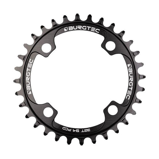 Burgtec ThickThin Chainring, SRAM 94mm BCD, 32T, Burgtec Black