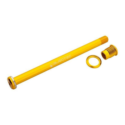 Burgtec Rear Axle, 173.7mm x 12mm x 1.0mm Pitch (Santa Cruz), Burgtec Buillion Gold