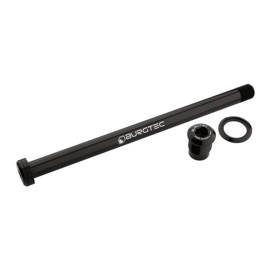 Burgtec Rear Axle, 180mm x 12mm x 1.00mm Pitch, Burgtec Black