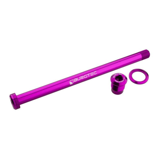 Burgtec Rear Axle, 180mm x 12mm x 1.00mm Pitch, Purple Rain