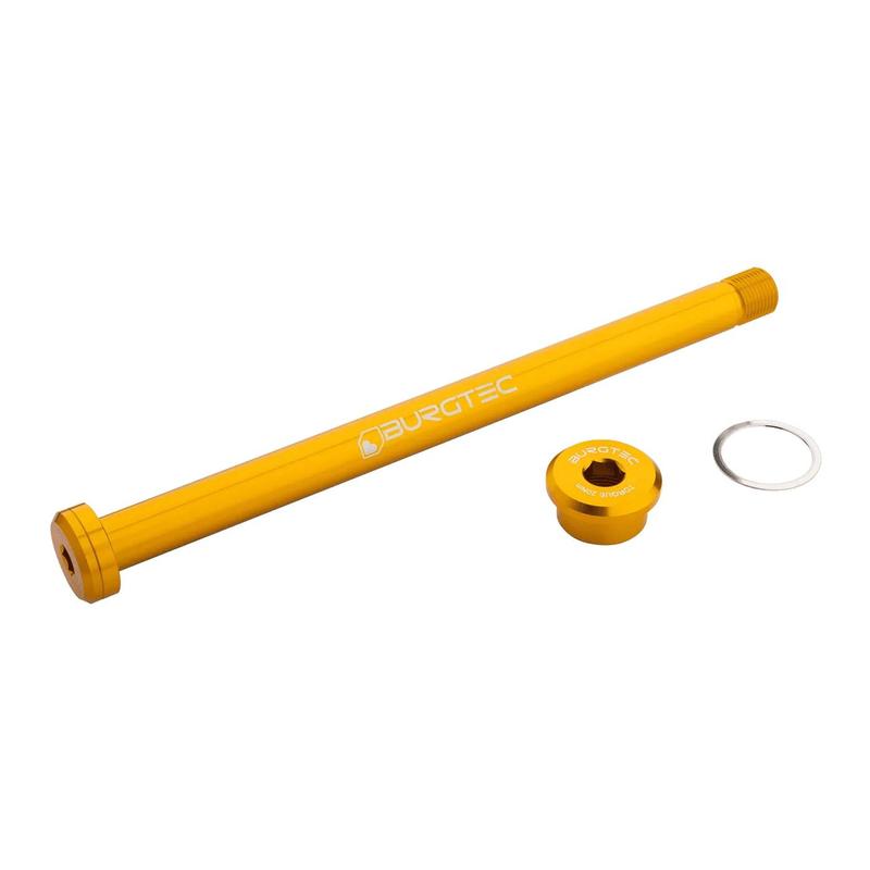 Burgtec Rear Axle, 173mm, Rocky Mountain, Burgtec Bullion Gold