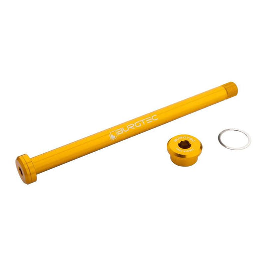 Burgtec Rear Axle, 173mm, Rocky Mountain, Burgtec Bullion Gold