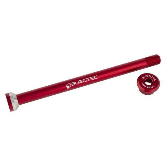 Burgtec Rear Axle, 174mm, Amflow, Race Red