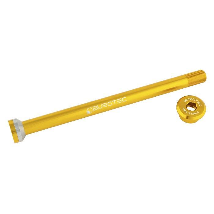 Burgtec Rear Axle, 174mm, Amflow, Burgtec Bullion Gold