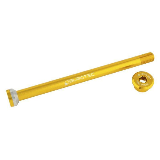 Burgtec Rear Axle, 174mm, Amflow, Burgtec Bullion Gold