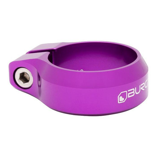 Burgtec Seat Post Clamp, 34.9mm, Purple Rain