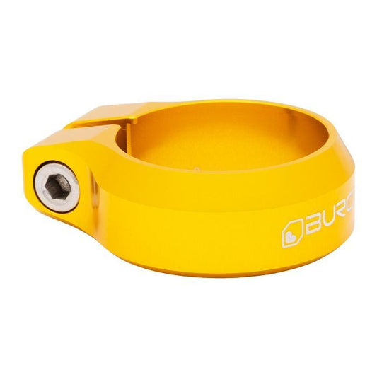 Burgtec Seat Post Clamp, 36.4mm, Burgtec Bullion Gold