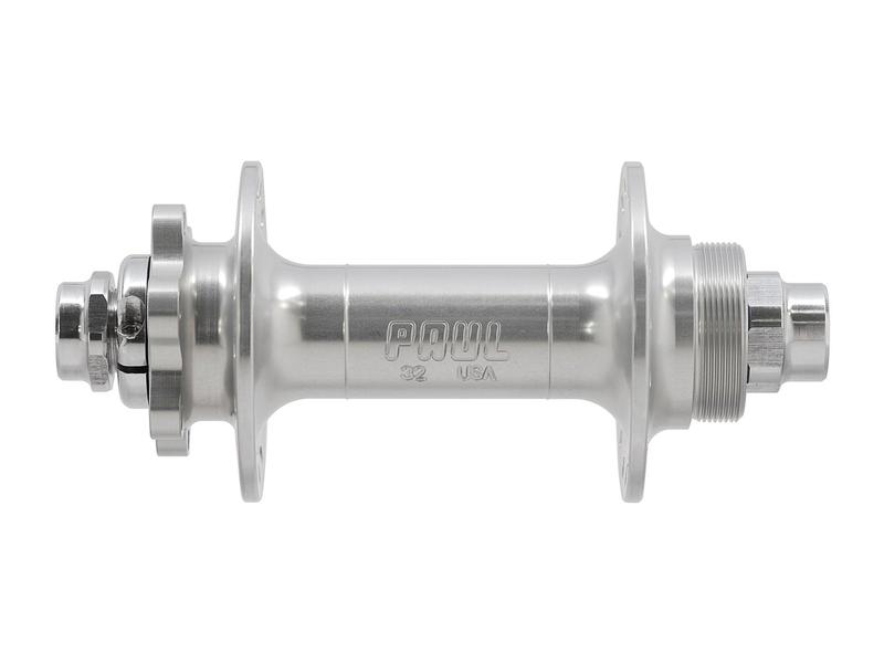 Paul Components Disk WORD Single Speed Rear Hub, 32 Hole, Boost, 12 x 148mm, Thru-axle, Silver