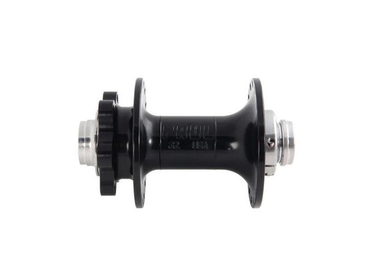 Paul Components Fhub Disk Front Hub, 12mm x 100mm Thru-axle, 32 Hole, Black