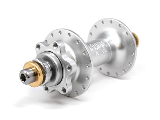 Paul Components Fixed WORD Rear Disc Hub, 32 Hole, 135mm Bolt-On, Silver