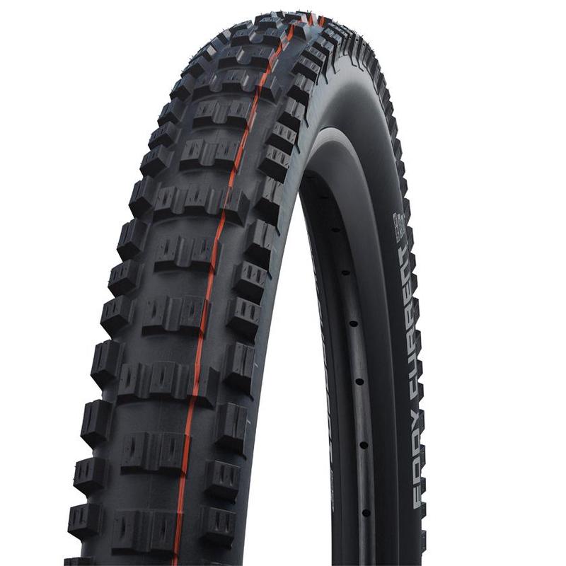 Schwalbe Eddy Current E-Bike Front Tire, 27.5 x 2.80 (70-584), Black, Super Trail, Tubeless Easy, Addix Soft, Folding