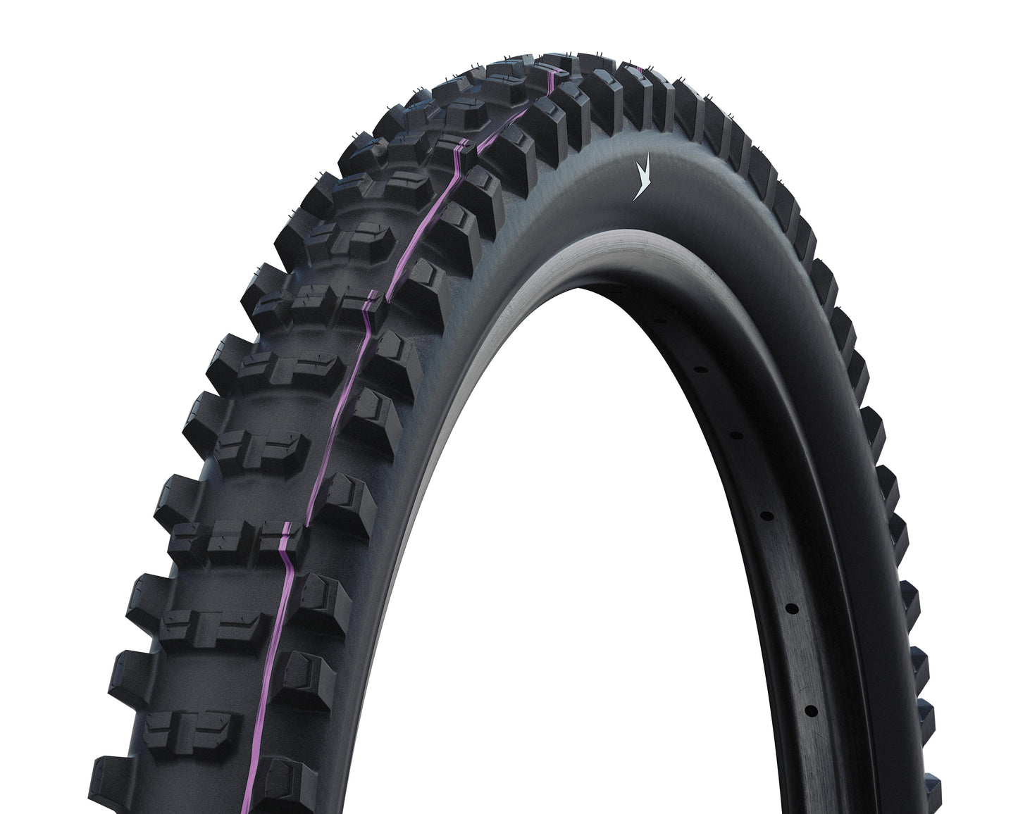 Schwalbe Shredda Rear Gravity Pro Radial Tire, 27.5 x 2.50 (64-584), Black, Tubeless Ready, Addix Ultra Soft, Folding