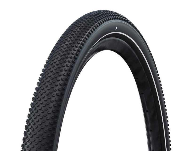 Schwalbe G-One Allround Tire, 27.5 x 2.25 (57-584), Black-Reflex, RaceGuard, Tubeless Ready, Addix Green, Folding