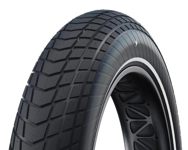 Schwalbe Motion Super Moto-X Tire, 20 x 4.00 (100-406), Black-Reflex, RaceGuard, Addix Green, Wire