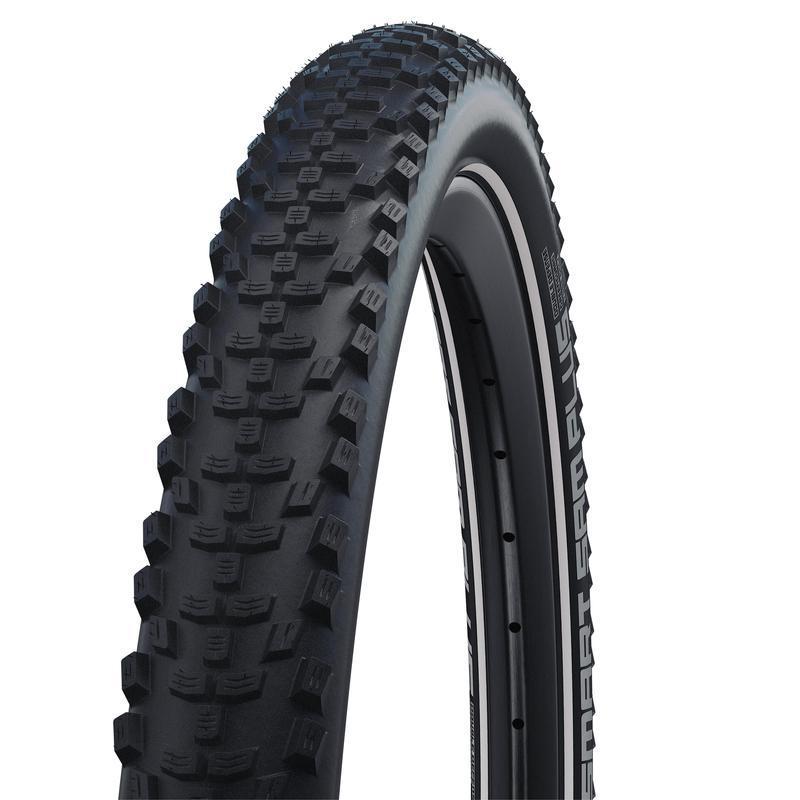Schwalbe Smart Sam Plus Tire, 700 x 42c (42-622), Black, Reflective Strip, GreenGuard, Addix Compound, Wire
