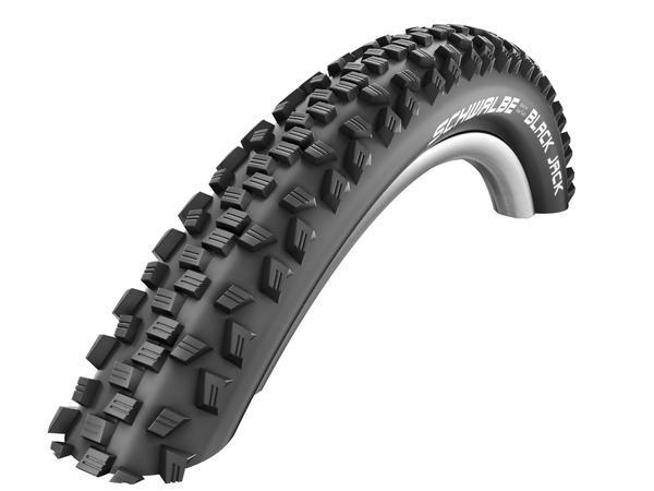 Schwalbe Black Jack Tire, 18 x 1.90 (47-355), Black, K-Guard, Wire