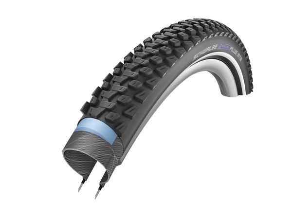 Schwalbe Marathon Plus MTB Tire 26 x 2.25 (57-559) Black, Reflective Strip, SmartGuard, Dual Compound, Wire