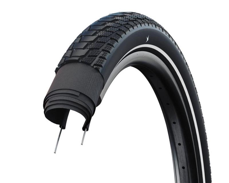 Schwalbe Motion Pick-Up Cargo Tire, 26 x 2.60 (65-559), Black w/Reflex, Super Defense, Addix, Wire