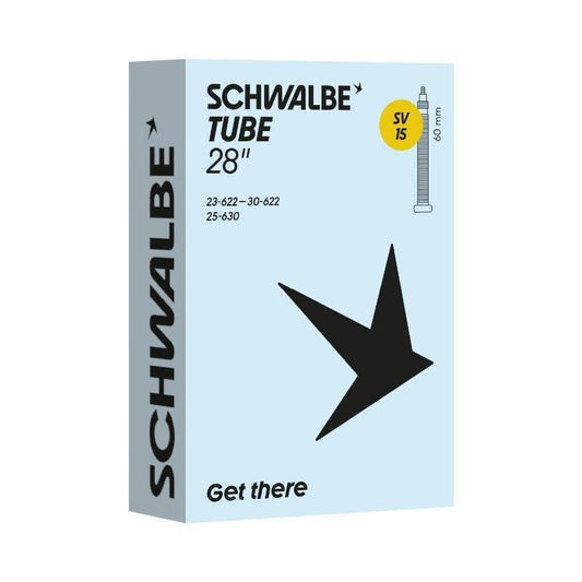Schwalbe Tube SV 15, 700 x 23/30c, 60mm Presta Valve /each