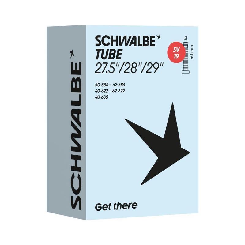 Schwalbe Tube SV 19, 700 x 40/62c (29 x 1.5-2.4"), 40mm Presta Valve /each