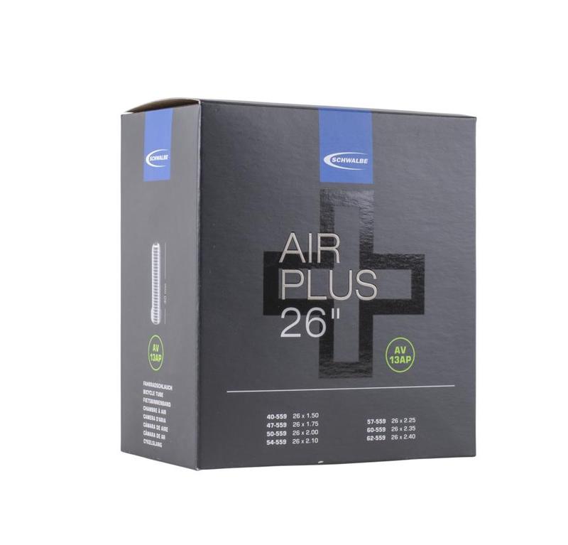 Schwalbe Air Plus Tube 13AP AV, 26 x 1.5-2.4, 40mm Schrader Valve /each
