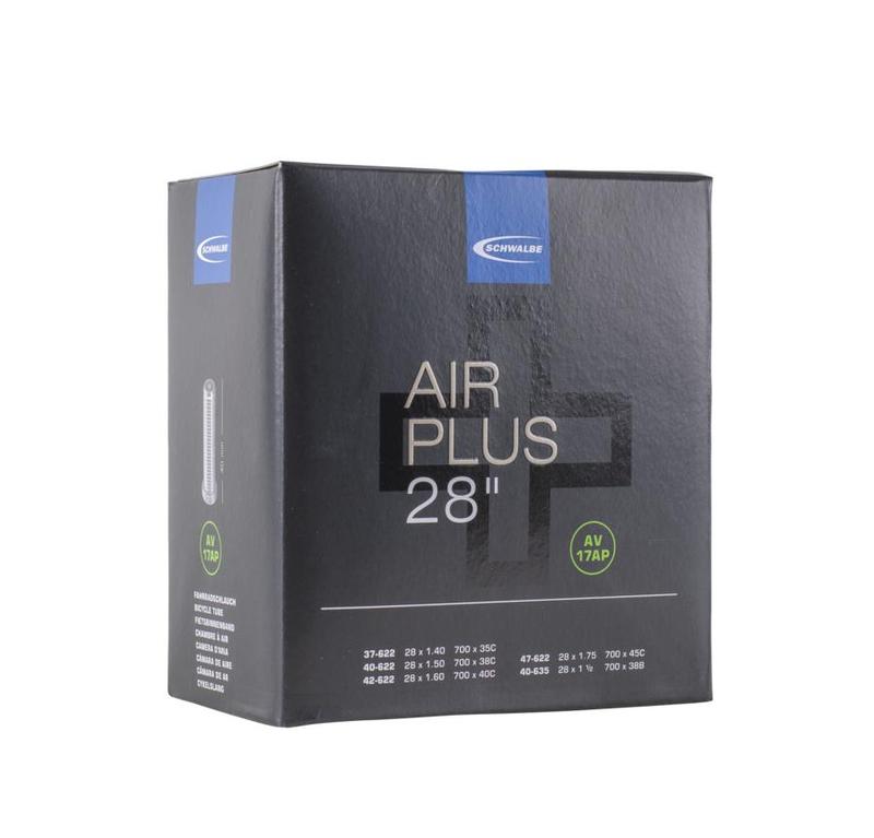 Schwalbe Air Plus Tube 17AP AV, 700 x 35/45, 40mm Schrader Valve /each