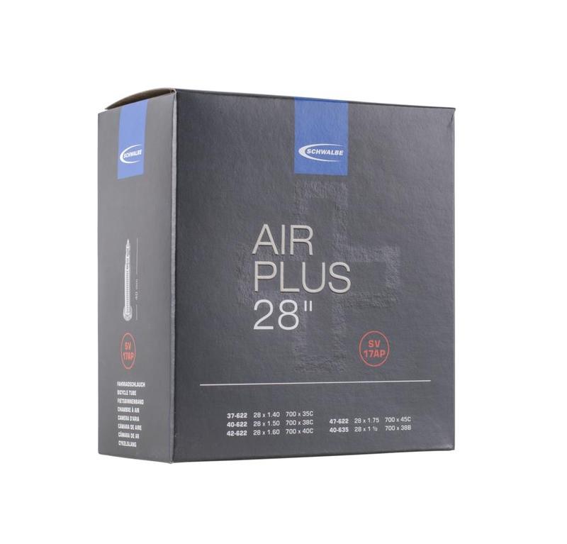 Schwalbe Air Plus Tube 17AP SV, 700 x 35/45, 40mm Presta Valve /each