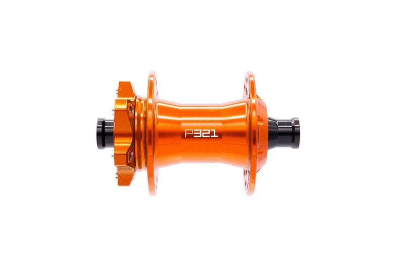 Project 321 G3 Front Hub - 6-Bolt, 28 Hole, 12x100mm - Orange