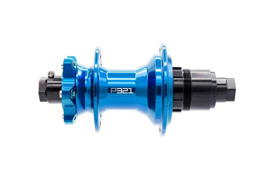 Project 321 G3 Rear Hub, 6-Lock, 32 Hole, 12mm x 142mm, MicroSpline Driver, Cobalt Blue