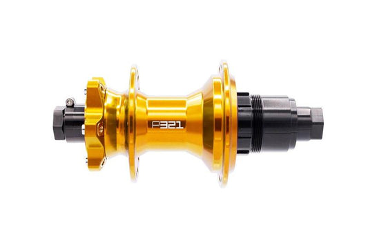 Project 321 G3 Rear Hub, 6-Lock, 32 Hole, 12mm x 142mm, MicroSpline Driver, Gold