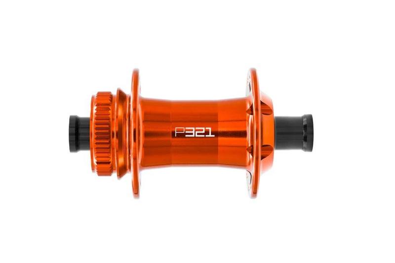 Project 321 RG3 Front Hub - Center Lock, 28 Hole, 12x100mm - Orange