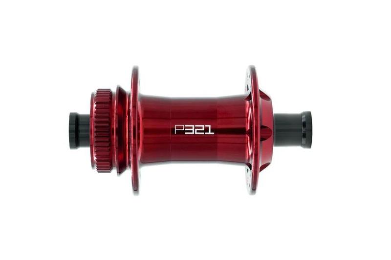Project 321 RG3 Front Hub - Center Lock, 28 Hole, 12x100mm - Ruby Red